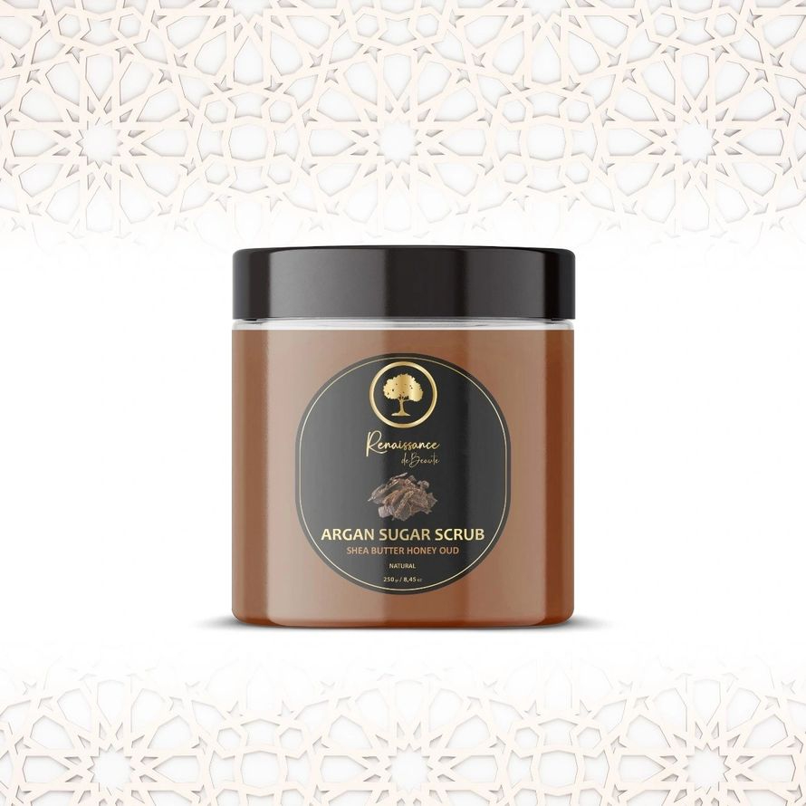 Argan Sugar Scrub with Honey & Oud